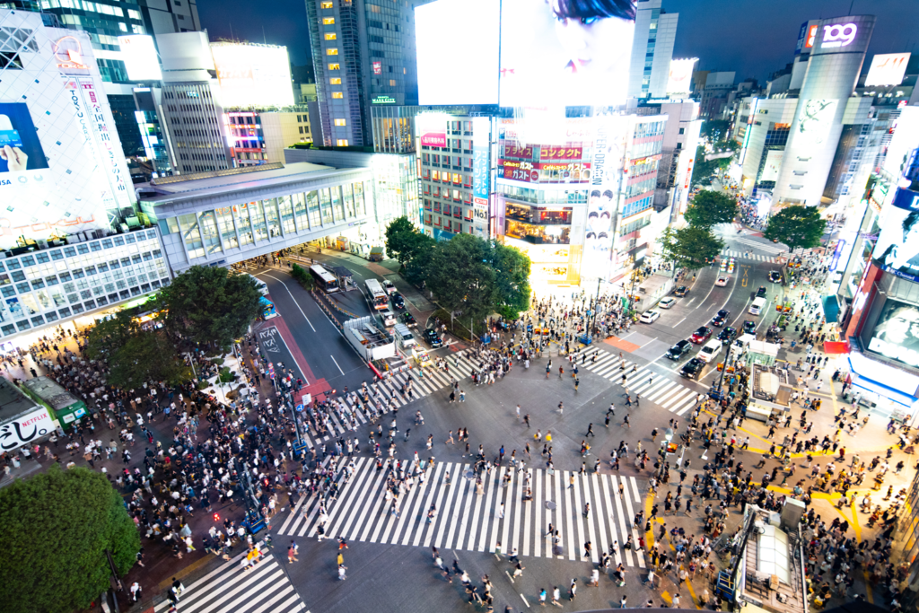 Shibuya Crossing ที่ท่องเที่ยวในโตเกียว